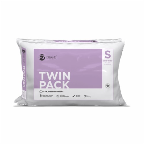 EZ Dreams Standard Twin Pillow Pack 2 pk Fred Meyer