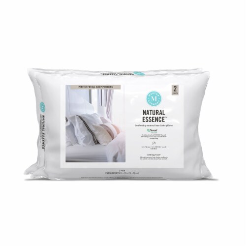 Martha Stewart Natural Essense™ Conforming Memory Foam Cluster Pillows Perspective: front