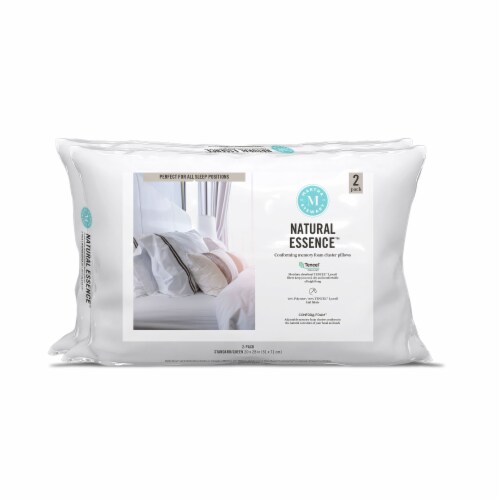 Martha Stewart Natural Essense™ Conforming Memory Foam Cluster Pillows ...