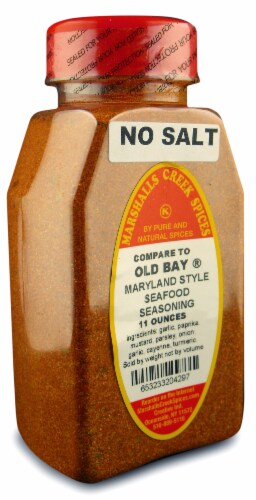MARYLAND STYLE SEAFOOD, NO SALT(COMPARE TO OLD BAY®11oz. 3 pack Marshalls Creek Spices Perspective: front