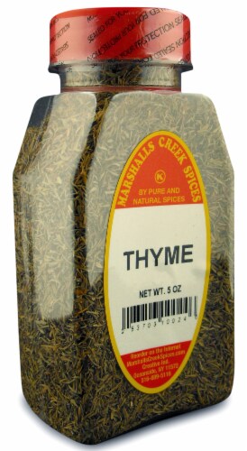 THYME 4 oz. Marshalls Creek Kosher Spices Perspective: front