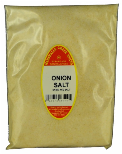 ONION SALT REFILL 18 OZ. Marshalls Creek Spices Perspective: front