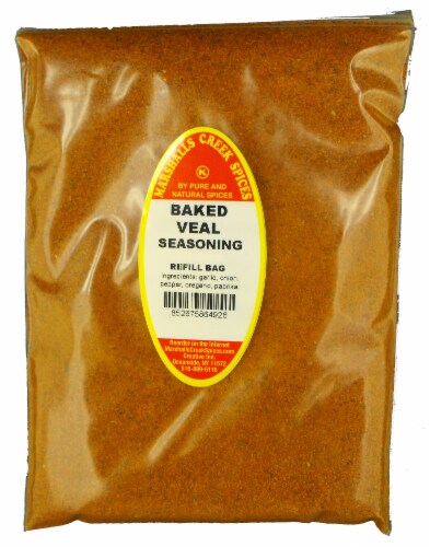 BAKED VEAL SEASONING REFILL 13 OZ. Marshalls Creek Spices Perspective: front