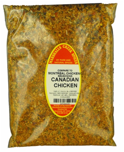 CANADIAN CHICKEN NO SALT (COMPARE TO MONTREAL SEAS. ®)11 OZ. Marshalls Creek Spices Perspective: front