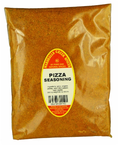 PIZZA SEASONING NO SALT REFILL 11 OZ. Marshalls Creek Spices Perspective: front