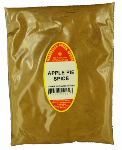 APPLE PIE SPICE REFILL 8 OZ. Marshalls Creek Spices Perspective: front