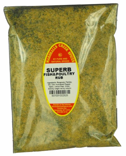 Superb Fish and Poultry No Salt Seas, 44 oz Family Size Refill Marshalls Creek Kosher Spices Perspective: front