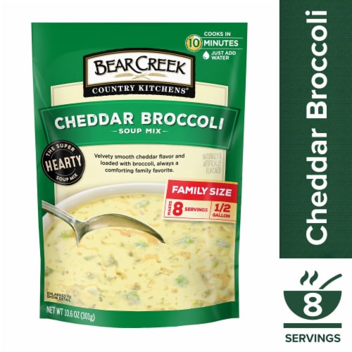 Bear Creek Country Kitchens Cheddar Broccoli Soup Mix Perspective: front