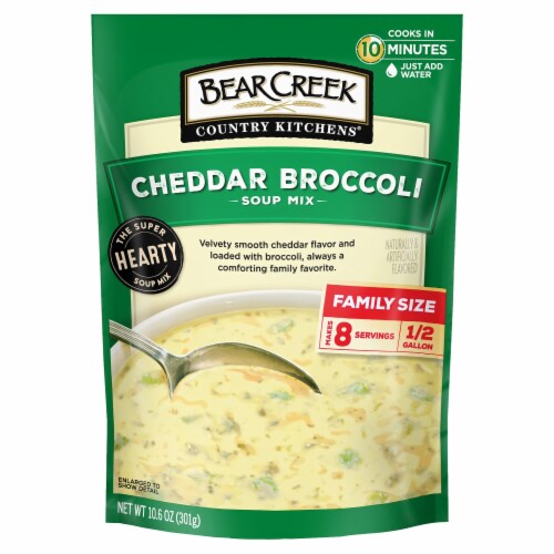 Bear Creek Country Kitchens Cheddar Broccoli Soup Mix Perspective: front