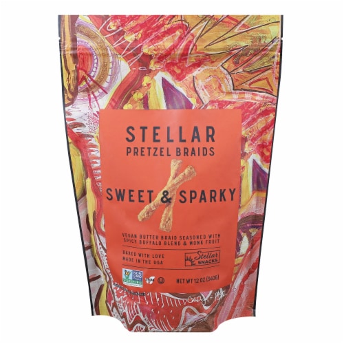 Stellar Sweet & Sparky Pretzel Braids Perspective: front