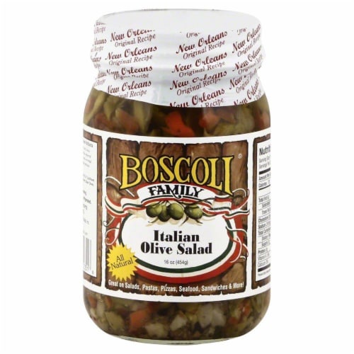 Boscoli Family Italian Olive Salad Perspective: front