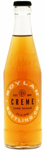 Boylan® Bottling Creme Soda Bottle Perspective: front