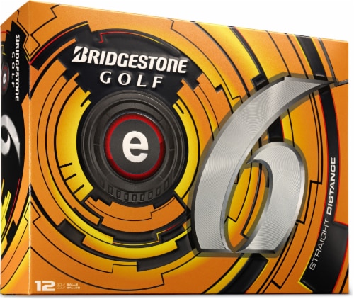 Bridgestone Golf E6 Straight Distance Golf Balls Perspective: front