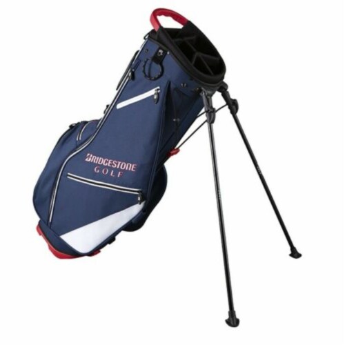 Bridgestone P920LN Bridgestone Golf Lightweight Stand Bag-Navy Perspective: front