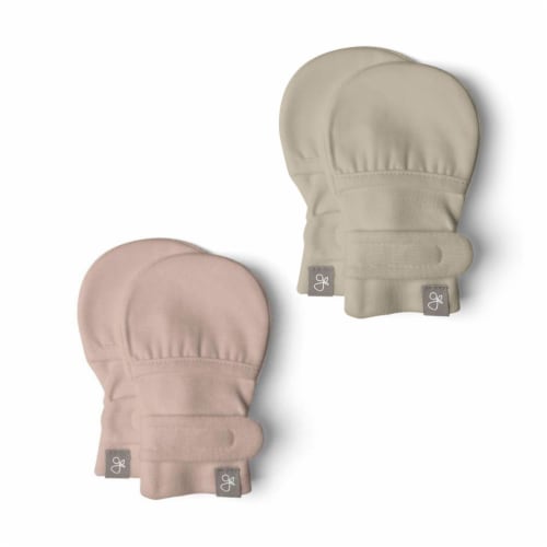 Goumikids Organic No Scratch Baby Infant Mittens 3 6m Soybean Rose 2 Pairs 1 Unit Foods Co
