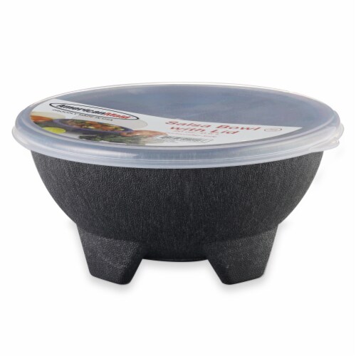 American Maid Salsa Bowl with Lid Perspective: front