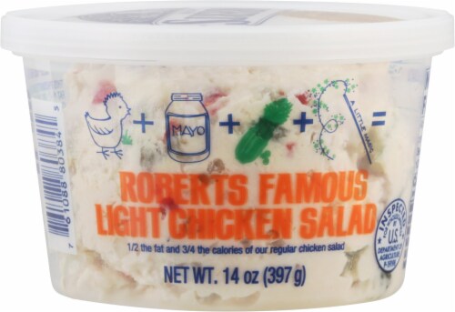 Roberts Famous Light Chicken Salad Perspective: front