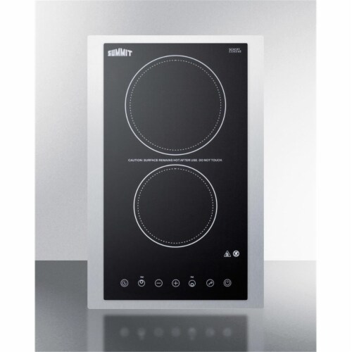 Summit® 15 White Electric Cooktop, Fred's Appliance