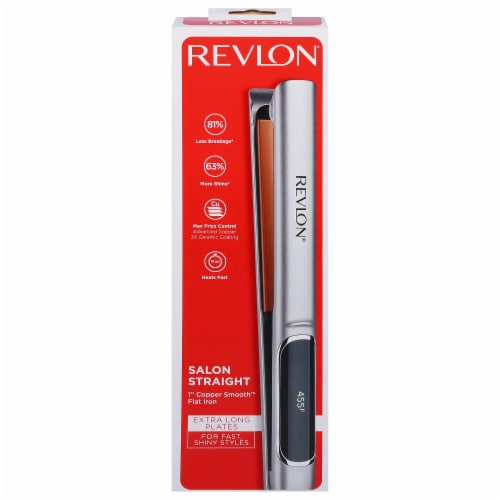 Revlon Pro Collection Salon Straight Copper Smooth Flat Iron 1 ct Fry s Food Stores