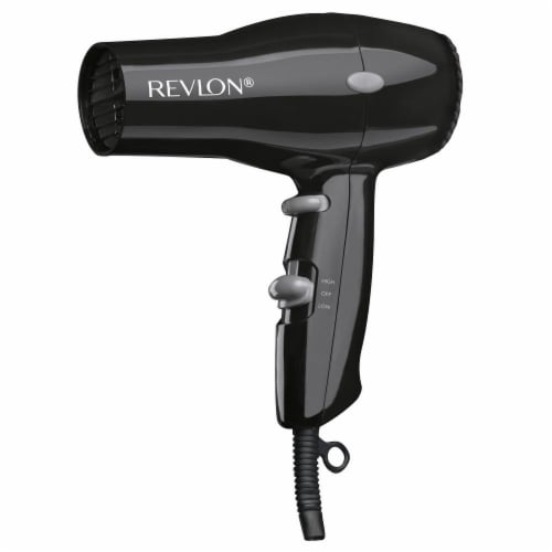 Revlon 1875-Watt 2-Speed Compact Styler in Black Perspective: front