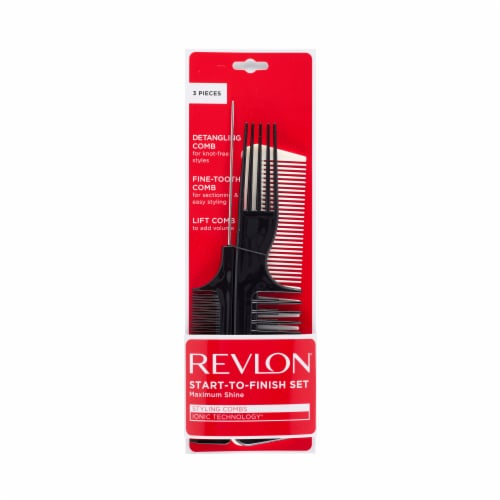 Revlon® Perfect Style Maximum Shine Start-To-Fishish Comb Set Perspective: front
