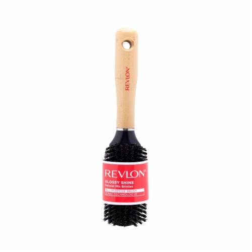 Revlon Essentials Wood All Purpose Boar Blend Brush Perspective: front
