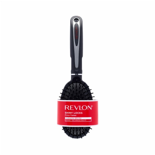 Revlon® Essentials Shiny Locks Frizz-Tamer Cushion Brush Perspective: front