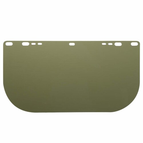 Jackson Safety F20 High Impact Face Shield (29097), Polycarbonate, 8” x 15. Perspective: front