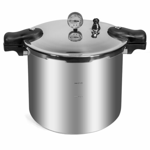 Barton 22-Quart Canner Pressure Cooker Pressure Cooker22 QT Capacity,  Polished Aluminum, 1 Unit - Food 4 Less