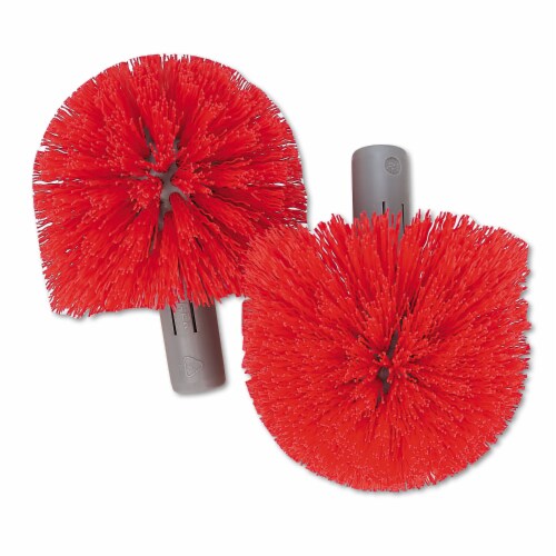 Replacement Heads for Ergo Toilet-Bowl-Brush System, Red, 2/Pack Replacement Heads for Ergo Toilet-Bowl-Brush System, Red, 2/Pack