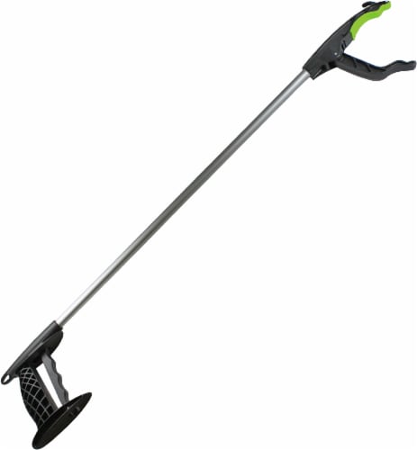 Unger Neat Home Total Reach Grabber - Black/Green Perspective: front