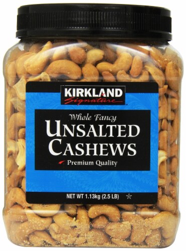 Kirkland Signature Kirkland Signature Unsalted Cashews, 2.5 Pound Perspective: front