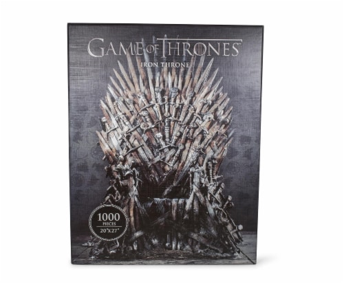 Game Of Thrones Puzzle The Iron Throne 1000 Piece Jigsaw Puzzle | Ages 15 & Up Perspective: front