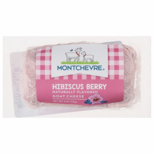 Montchevre® Hibiscus Berry Goat Cheese Log Perspective: front