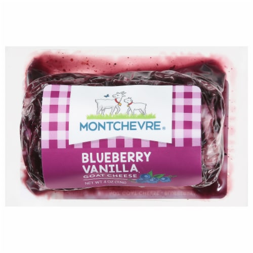 Montchevre® Blueberry Vanilla Goat Cheese Log Perspective: front