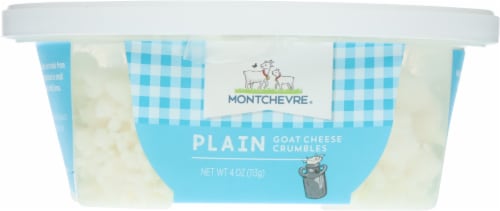 Montchevre® Plain Goat Cheese Crumbles Perspective: front