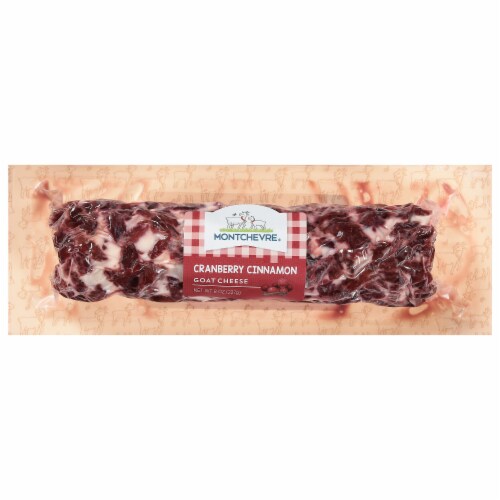 Montchevre® Kosher Cranberry Cinnamon Goat Cheese Perspective: front