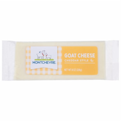 Montchevre® Cheddar Style Goat Cheese Perspective: front