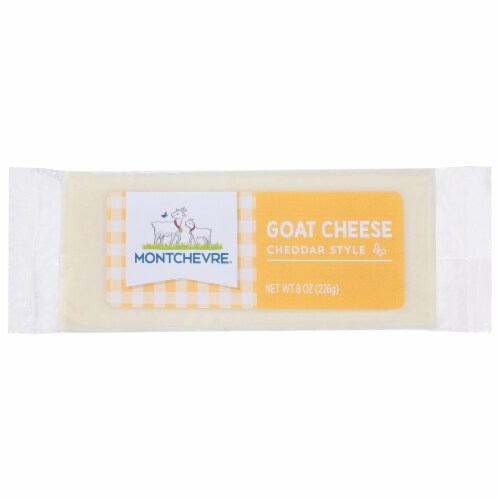 Montchevre® Cheddar Style Goat Cheese Perspective: front