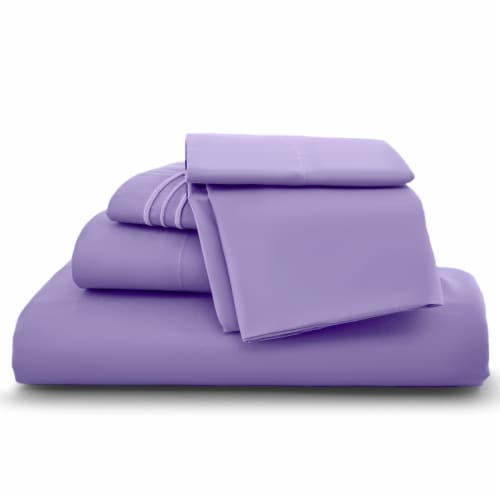 Lux Decor Collection Twin Bed Sheets Set Microfiber Deep Pocket Sheet Set Lavender Twin Foods Co