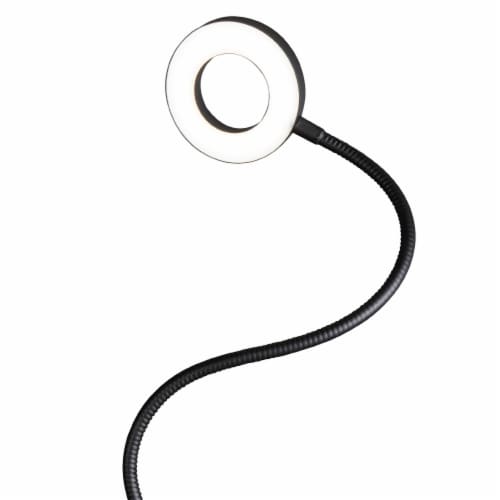 OttLite Capture Clip-On LED Ring Light Perspective: front