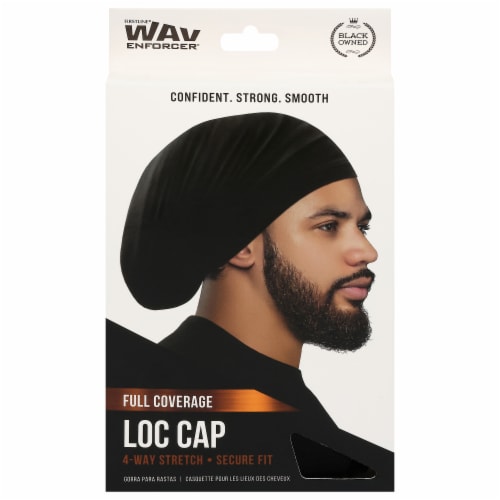 WavEnforcer Black Loc Cap Perspective: front