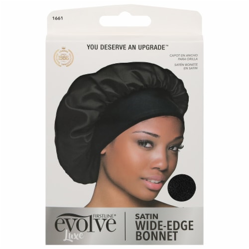 Firstline® Evolve Satin Wide-Edge Bonnet Perspective: front