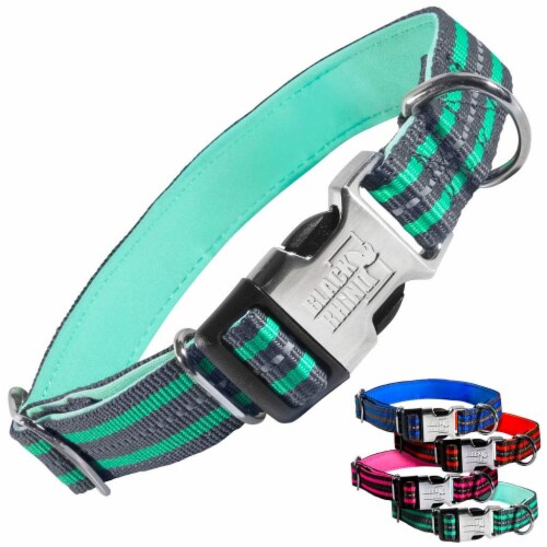 Large Black Rhino Striped Dog Collar for Medium Large Breeds Heavy Duty Large Fry s Food Stores