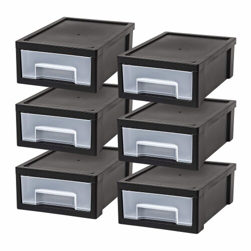 Life Story 3 Drawer Stackable Shelf Organizer Plastic Storage Drawers