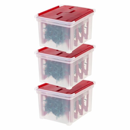 Holiday Ornament Wing-Lid Storage Box