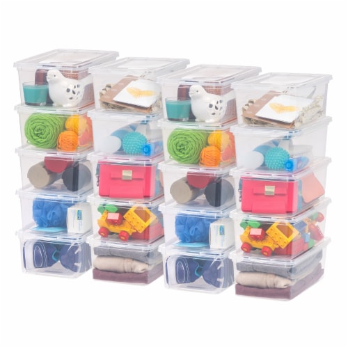 Sterilite Storage Box with Hinged Lid - Clear, 48 qt - Kroger