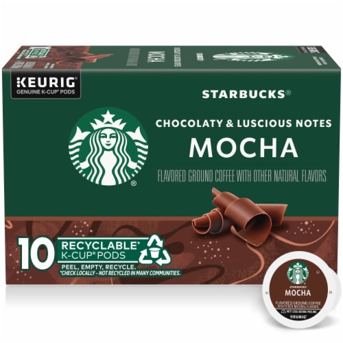 Starbucks® Mocha Flavored K-Cup Coffee Pods Perspective: front