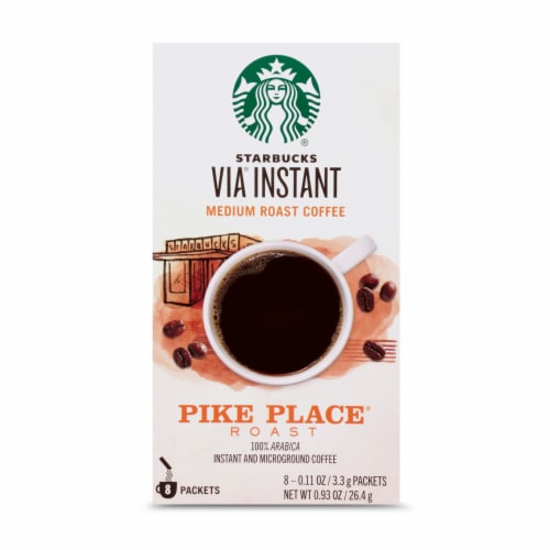 Starbucks Via Instant Pike Place Medium Roast Instant Coffee Packets