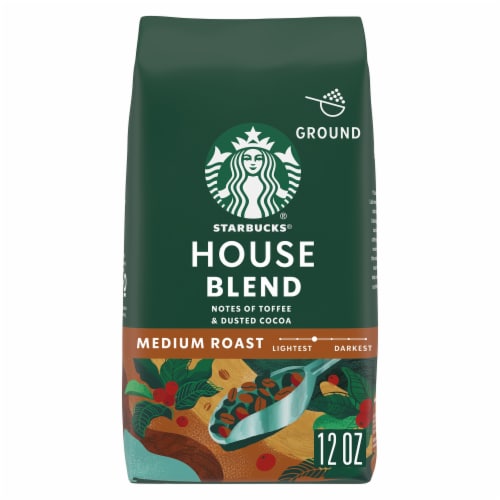 Starbucks House Blend Medium Roast Ground Coffee Perspective: front